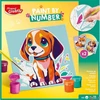 Kép 1/3 - Számfestő készlet MAPED CREATI "Paint by number" kutya és róka