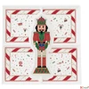 Kép 1/4 - Tál Porcelán 25x25cm középen diótörővel Nutcracker Tw Porcelántál
