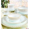 Kép 2/2 - Tál Porcelán mélytányér 23cm, Festive Porcelántál