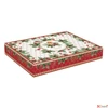 Kép 3/3 - Tál Porcelán karácsonyi 24,5x17x4,5cm, dobozbanChristmas Berries kézzel festett
