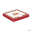 Kép 2/2 - Tálca Porcelán karácsonyi 20,5x25,5cm, Fancy Gingerbread dobozban