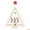 Kép 1/2 - Tálca Porcelán karácsonyi 21x16cm, Polar Express kézzel festett dobozban