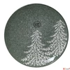 Kép 2/2 - Tányér kerámia karácsonyi 24' fenyőfás 2.4cm sdkae