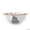 Kép 1/4 - Tányér kerámia karácsonyi 24' házikós 6.5cm sdkae