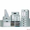 Kép 2/2 - Tárolódoboz karton Fellowes 33,3x28,5x39 cm Style, kék-fehér