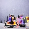Kép 4/5 - Téliváros karácsonyi 12cm 2féle KPM25 müködttése elemmel