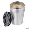 Kép 2/4 - Termoszbögre 300ml rozsdamentes acé TROIKA Cup-uccino  ezüst
