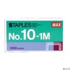 Kép 2/2 - Tűzőkapocs No.10-1M Max C 10lap 1000db/dob Irodai kisgépek MAX No.10-1M STAPLES