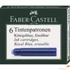 Kép 2/2 - Faber-Castell tintapatron 6db Standard kék Ink cartridge 185506