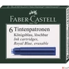 Kép 1/2 - Faber-Castell tintapatron 6db Standard kék Ink cartridge 185506