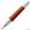 Kép 1/2 - Faber-Castell töltőtoll E-motion -F- króm/fa barna 148201