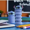 Kép 3/4 - Tolltartó Bővíthető zipzárral Stitch fej jel összenyomható Colorino
