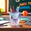 Kép 3/4 - Tolltartó Mona egyterű Stitch Pasztell üres,