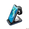 Kép 3/4 - Töltőállomás 3-az-1ben Apple+Q töltés CANYON WS-304 fekete