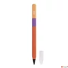Kép 2/2 - Töltőceruza HB Apli mini, hatszögletű, tricolor,csereheggyel Infinite, narancs