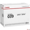 Kép 1/2 - Toner lézer Canon lézer, CRG-039 fekete, 11k