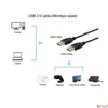Kép 2/2 - USB 2.0 kábel 3m EQUIP