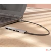 Kép 6/7 - USB elosztó-HUB 4 port USB 2.0 TRUST Halyx ezüst