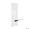 Kép 3/6 - Üzenőtábla üveg fali keskeny 30x90cm NOBO Home fehér