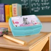 Kép 2/2 - Uzsonnásdoboz Ars Una 24'' Cute Animals-kitten (5368) 24 cica 52543685 zárható műanyag uzsonnás doboz