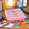 Kép 2/2 - Uzsonnásdoboz Ars Una 24'' Fleur (5366) 24 virág 52543661 zárható műanyag uzsonnás doboz