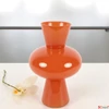 Kép 2/3 - Váza üveg 30cm naracssárga 19x19x30cm DST5 élethű