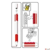 Kép 7/7 - Zseléstoll, 0,7 mm LEGO kupakos, mini figurával piros