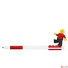 Kép 2/3 - Zseléstoll  0,7 mm, LEGO mini figurával piros 1db/ár