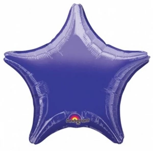 Party Lufi 48cm lila csillag Fólia Léggömb+hélium