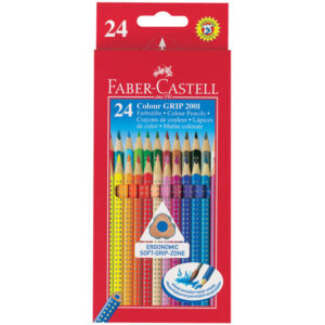 Faber-Castell színes ceruza 24db -os Grip 2001 Akvarell Környezetbarát ceruza 112424 112424