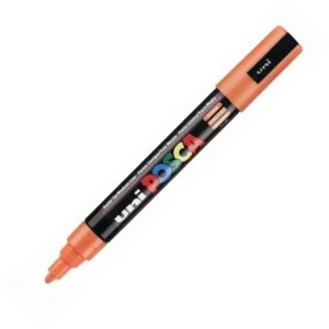 Decormarker UNI-BALL Posca 1, 8-2,5mm vízbázisu akril marke narancs Írószerek UNI Posca  PC-5M ORANGE