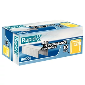 Tűzőkapocs 13/10 Rapid horg., 13/10,5000db/doboz Rapid 1db rendelési egység ár 1db-ra