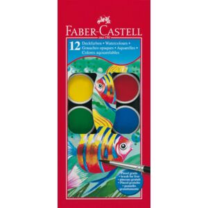Faber-Castell vízfesték 12 db 24mm-es vízbázisú festék prémium minőségű termék 125011
