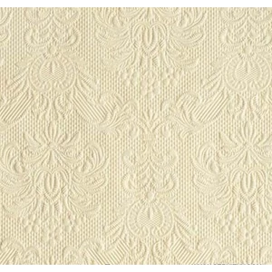 Szalvéta Ambiente Elegance Elegance pearl cream dombornyomott papírszalvéta 25x25cm,15db-os