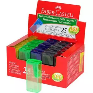 Faber-Castell hegyező 1lyukú tartályos műanyag prémium minőségű termék 125FLV