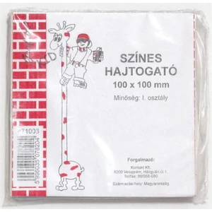 Hajtogatólap színes 10x10 cm 0 iskolaszezonos termék