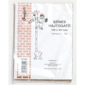 Hajtogatólap színes 12x16 cm szinespapír, színeslapok, origámi lap iskolaszezonos termék