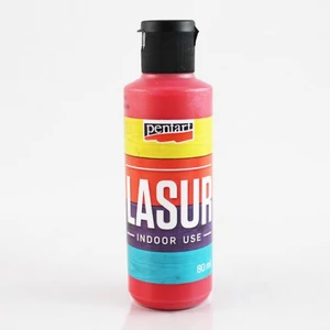 Lazúr beltéri 80ml piros Pentart 8574