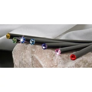 Swarovski ceruza fekete testű Világos Lazac Kristály Díszítve Made With Swarovski Elements