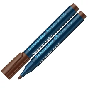 Alkoholos marker Schneider Maxx 130 1-3mm kúpos hegyű barna Írószerek SCHNEIDER 113007