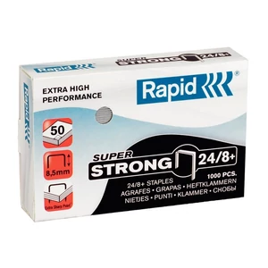 Tűzőkapocs 24/8 Rapid SUPERSTRONG 24/8, horg., 1000db/doboz Rapid 1db rendelési egység ár 1db-ra
