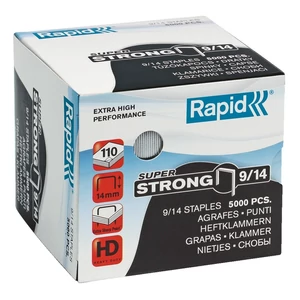 Tűzőkapocs 9/14 Rapid SUPERSTRONG horg., 9/14,5000db/doboz Rapid 1db rendelési egység ár 1db-ra