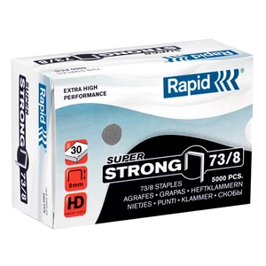 Tűzőkapocs 73/8 Rapid SUPERSTRONG 73/8, horg.,5000db/doboz Rapid 1db rendelési egység ár 1db-ra