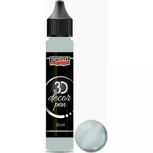 3D dekortoll Pentart 30ml ezüst