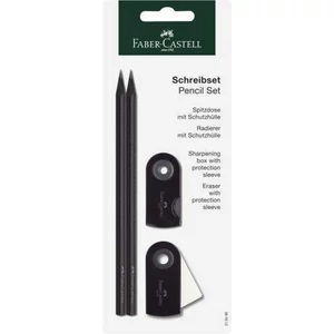 Faber-Castell grafitceruza B Grip Sparkle 2db B grafit+radír+hegyező fekete fehér 218498