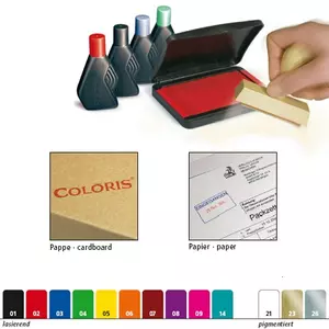 Bélyegzőfesték STK Coloris 4010 28ml fekete Trodat olaj nélküli irodai, kreatív használatra