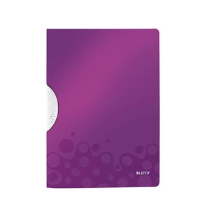 Gyorsfűzős dosszié Leitz WOW Colorclip, lila Leitz