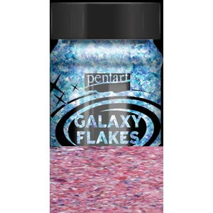 Dekor pelyhek 15g Galaxy Flakes Eris pink