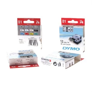 Feliratozó szalag Dymo 12/7m DYMO S0720500 víztiszta-fekete Feliratozógéphez szalagok