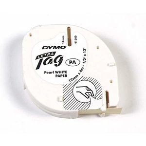 Feliratozó szalag Dymo 12mmx4m DYMO S0721660 Plastic White / fehér Feliratozógéphez szalagok